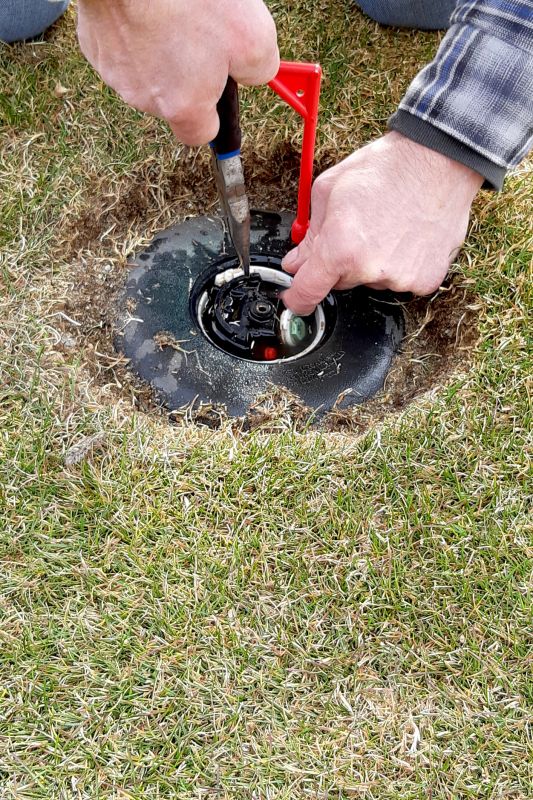 Grass Watering System Repair